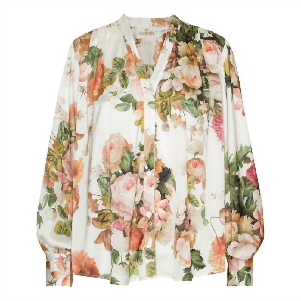 NEW KARMAMIA women's amelia shirt in summer blossom